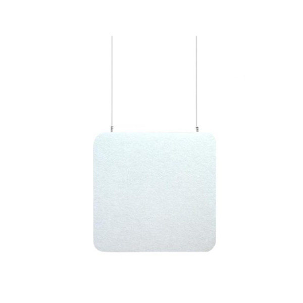Audiodesigner ECOBAFFLE Square Ηχοαπορροφητικά Πάνελ Οροφής 60x60x4cm Λευκό (Σετ 4 Τεμαχίων)-