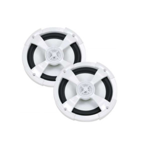 Powerbass XL-62M Ομοαξονικά Ηχεία Σκάφους (Marine) 6.5'' με Φωτισμό 80W RMS (Ζεύγος)-