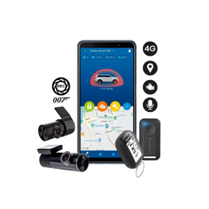Starline B9-4G-PRO-007A V2 Συναγερμός αυτοκινήτου με GPS, εκκίνηση κινητήρα και καταγραφή μέσω κάμερας Ampire (Front & Back)-