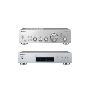 Pioneer Πακέτο με Stereo Ενισχυτή A-10AE και CD Player PD-10AE Silver (Σετ)-