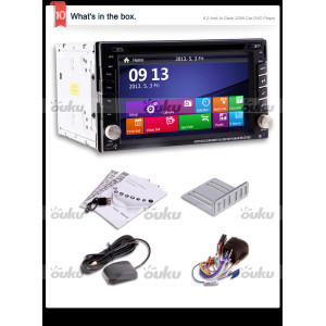 2din Οθονη αυτοκινήτου 6,5" διεθνή (Dvd,usb,gps,bluetooth,ipod,sdcard) Οθόνη 2 DIN