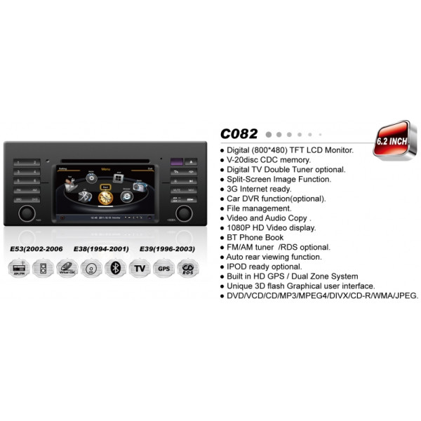 Bmw εργοστασιακή οθόνη - Εργοστασιακη Οθονη Αυτοκινητου - Εργοστασιακή οθόνη για Bmw E38-39-53 S100 Series BMW ΕΡΓΟΣΤΑΣΙΑΚΗ ΟΘΟΝΗ