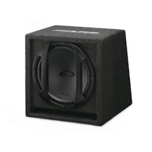 Alpine SBE 1244BR 12inch 650Watts 12 inch Subwoofer αυτοκινήτου με κούτα
