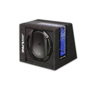 Alpine SWE 3200 12inch 320Watts με ενισχυτή 12 inch Subwoofer αυτοκινήτου με κούτα