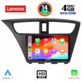 LENOVO SSX 9190_CPA (9inc) MULTIMEDIA TABLET for HONDA CIVIC  mod. 2012-2016