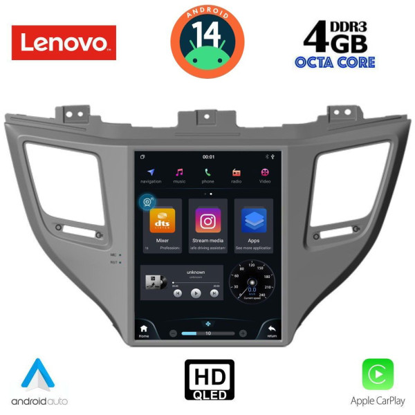 LENOVO SSX 9997_CPA TESLA STYLE for HYUNDAI TUSCON mod. 2015-2019